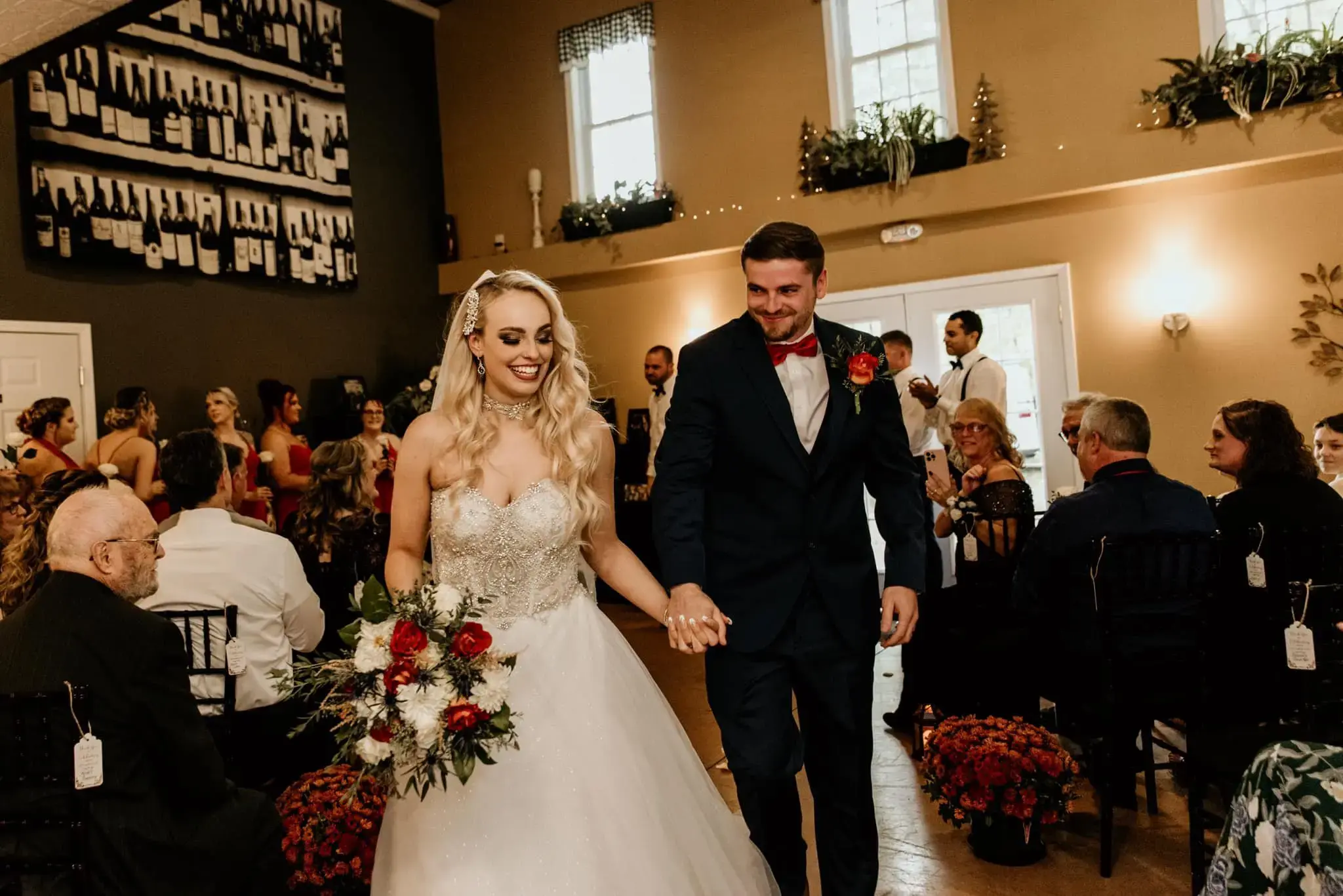 Wedding at The Gathering Place at The Inn Event Center at Deer Creek Winery at Brooks Estate