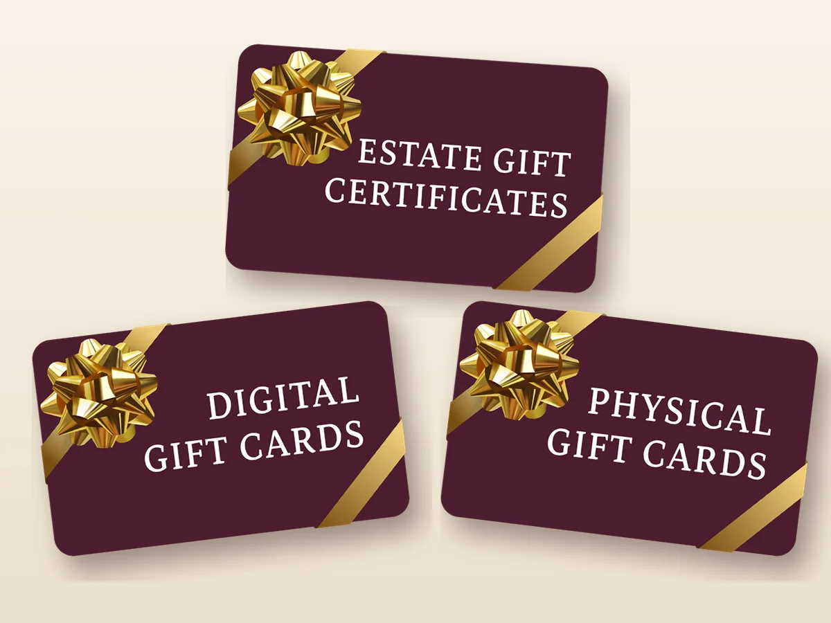 Deer Creek Winery gift cards – estate gift certificates, digital gift cards and physical gift cards