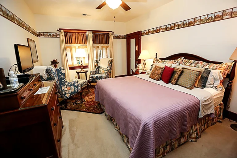 All Rooms at Deer Creek Winery four seasons room at harvest house | watson estate