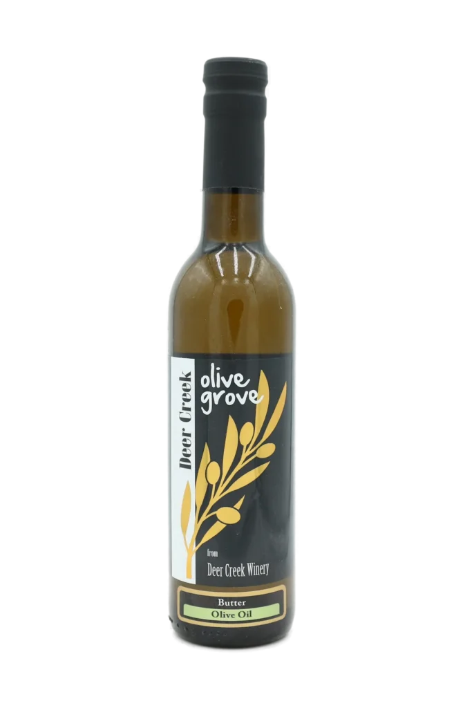 Butter Olive Oil bottle from Deer Creek Olive Grove at Deer Creek Winery in Pennsylvania