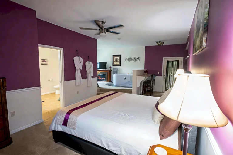 brooks deluxe room at the inn B&B deer creek winery at brooks estate