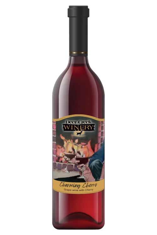 Charming Cherry sweet cherry wine bottle deer creek wine