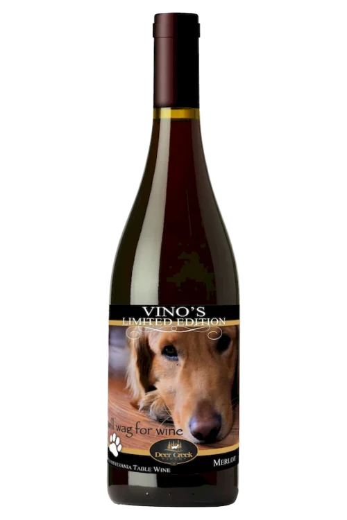 Deer Creek Merlot smooth red wine bottle