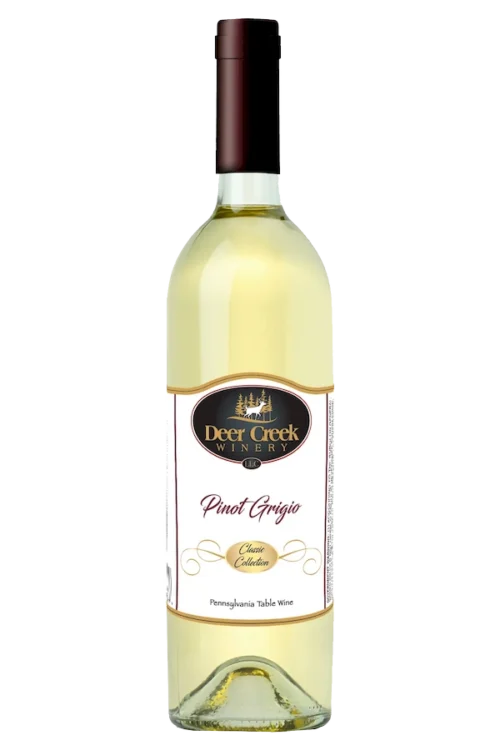 Deer Creek Pinot Grigio dry white wine bottle