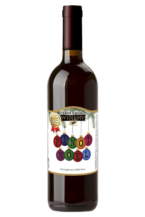 Deer Creek Pinot Noir dry red wine bottle