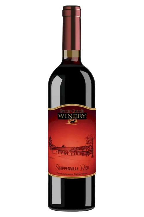 Shippenville Red sweet red wine bottle from Deer Creek Winery