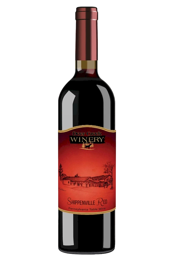 Shippenville Red sweet red wine bottle from Deer Creek Winery