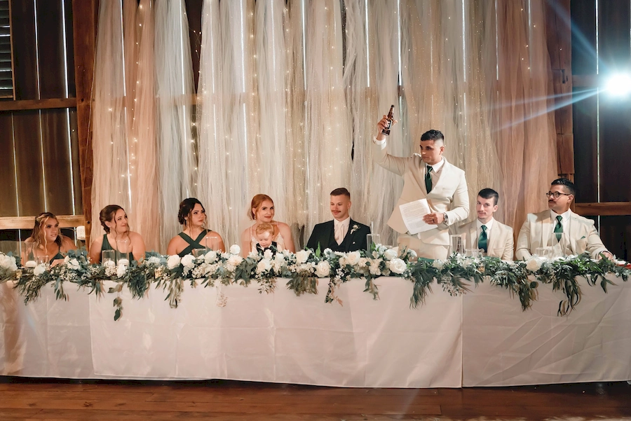 toasts in the barn