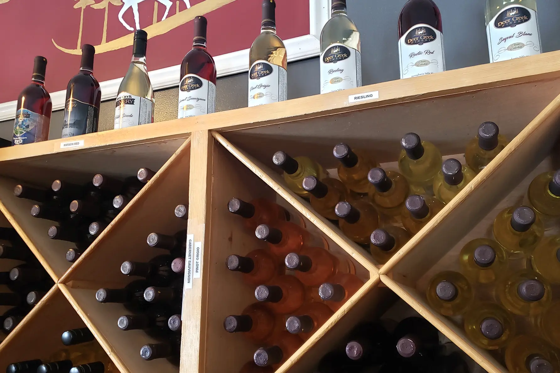 deer creek winery at brooks estate tasting room
