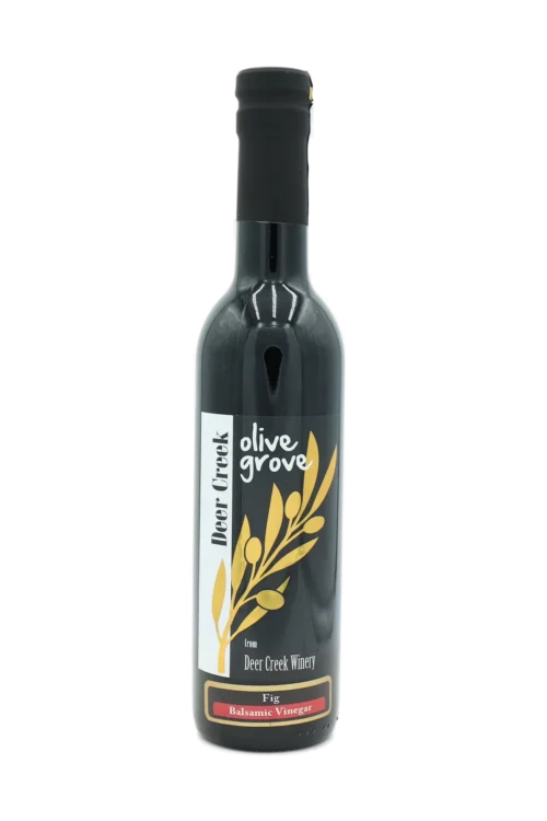 Fig Balsamic Vinegar bottle from Deer Creek Olive Grove at Deer Creek Winery in Pennsylvania