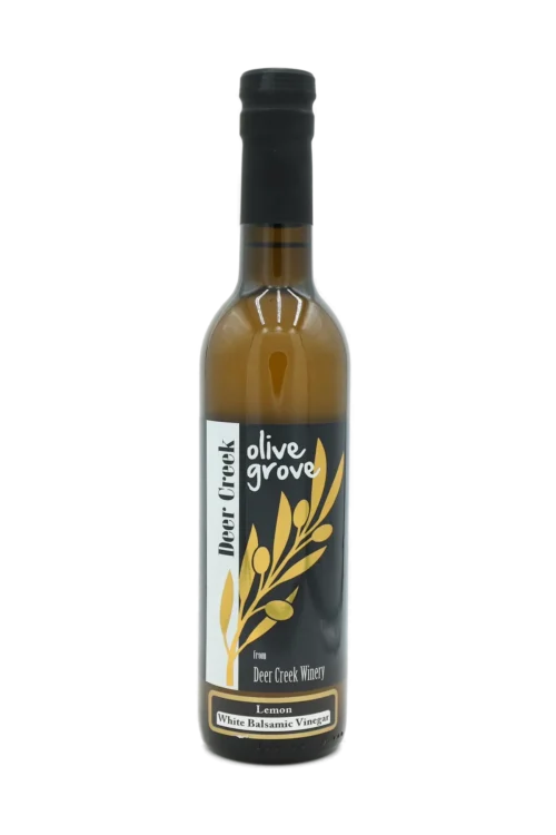 Lemon White Balsamic Vinegar bottle from Deer Creek Olive Grove at Deer Creek Winery in Pennsylvania