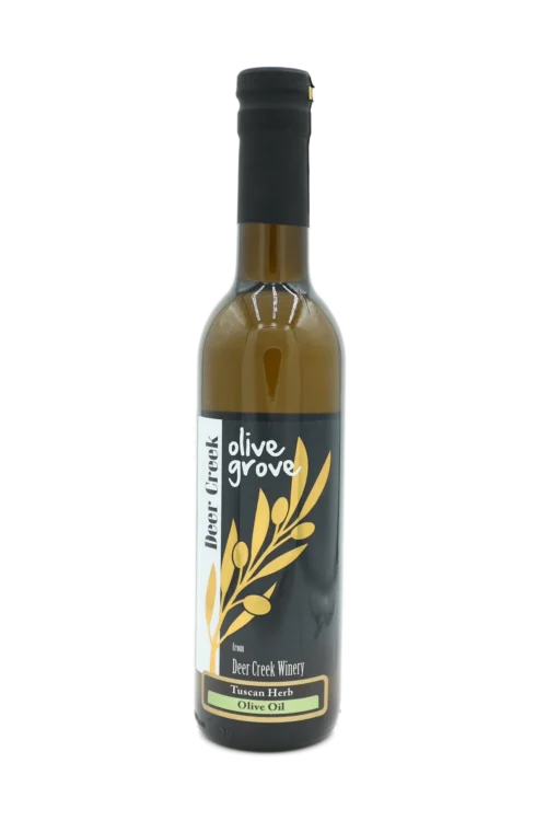 Tuscan Herb Olive Oil bottle from Deer Creek Olive Grove at Deer Creek Winery in Pennsylvania