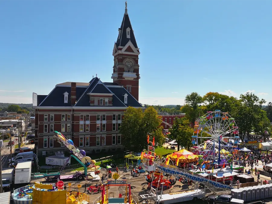 autumn leaf festival in clarion county, pennsylvania