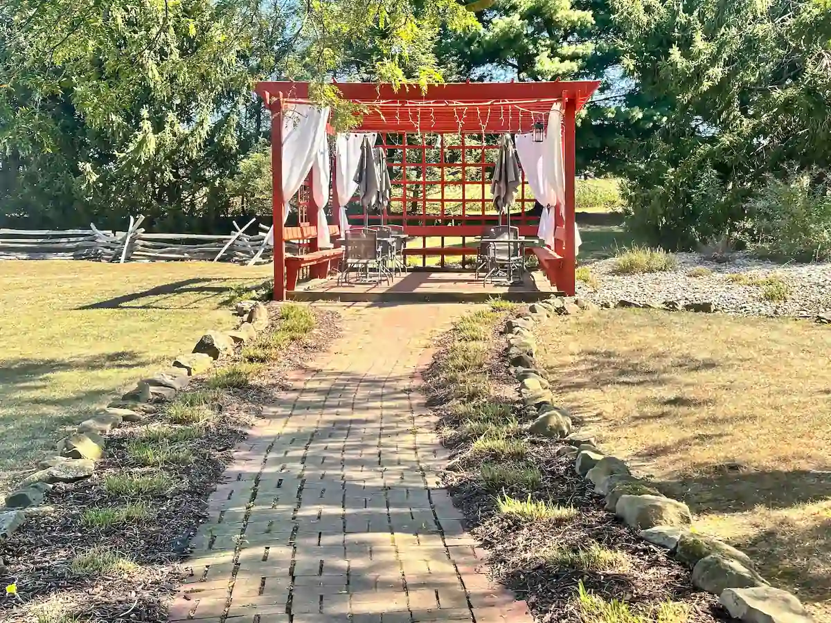 Walkway to the Gazebo watson estate