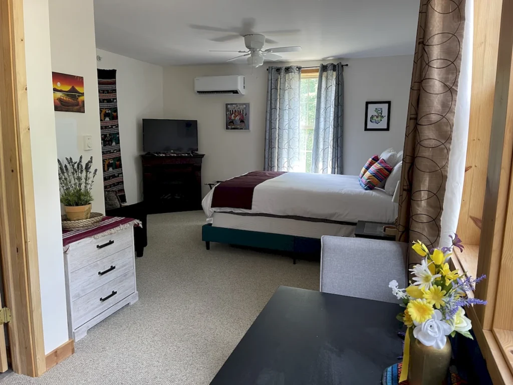 guatemalan adventure bedroom from entrance