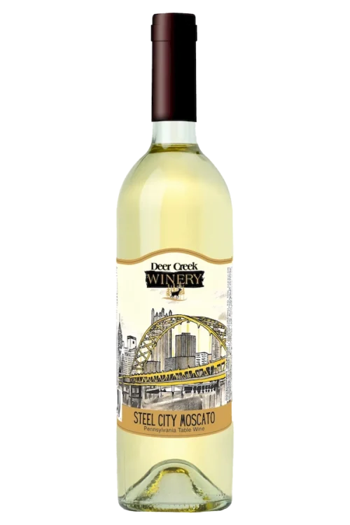 steel city moscato deer creek winery 2025 Traditional Moscato grape wine