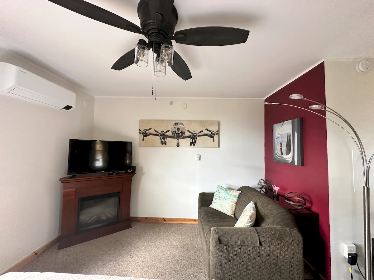 up, up, and away sitting area