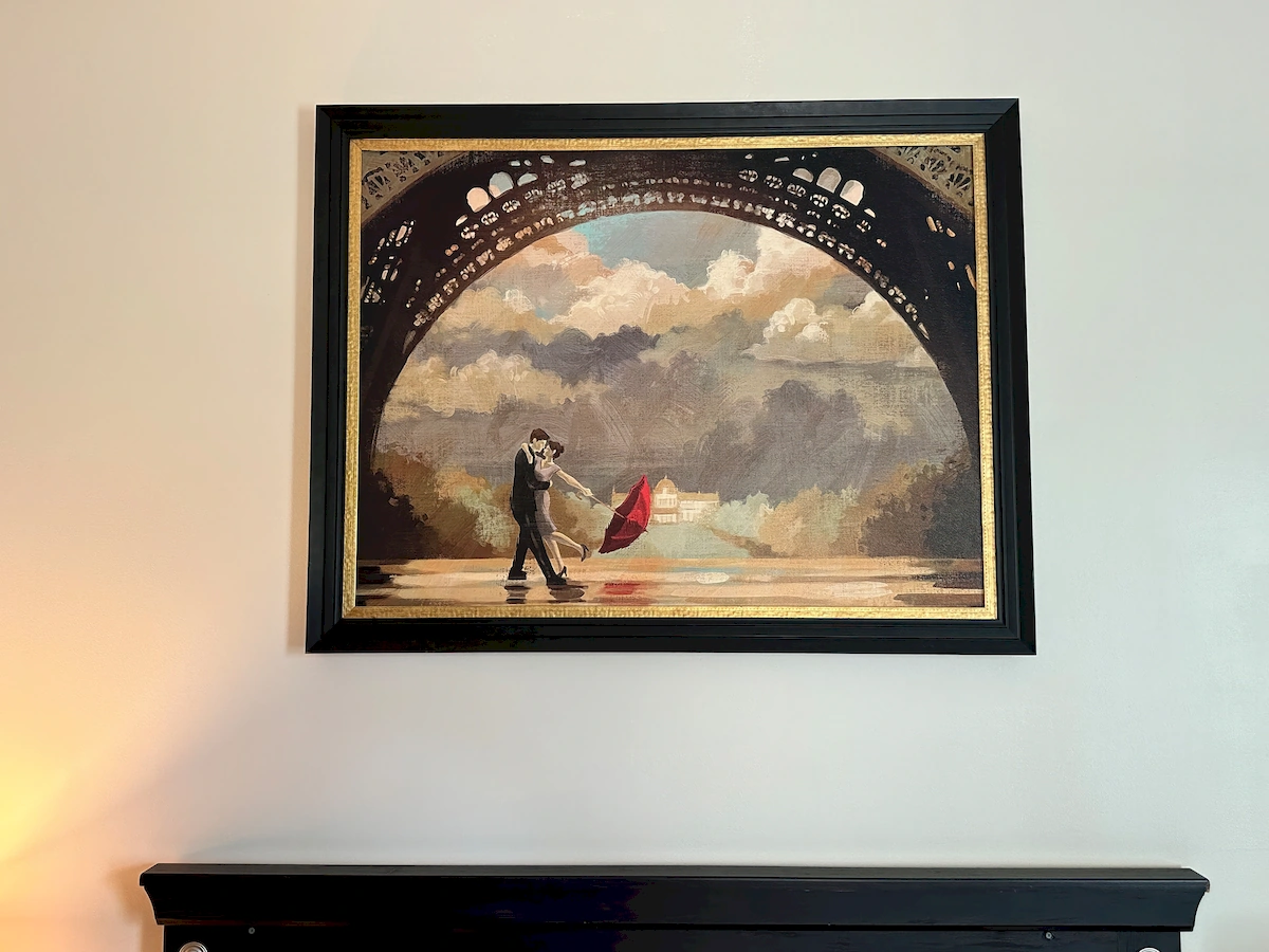 winter in paris room wall decor
