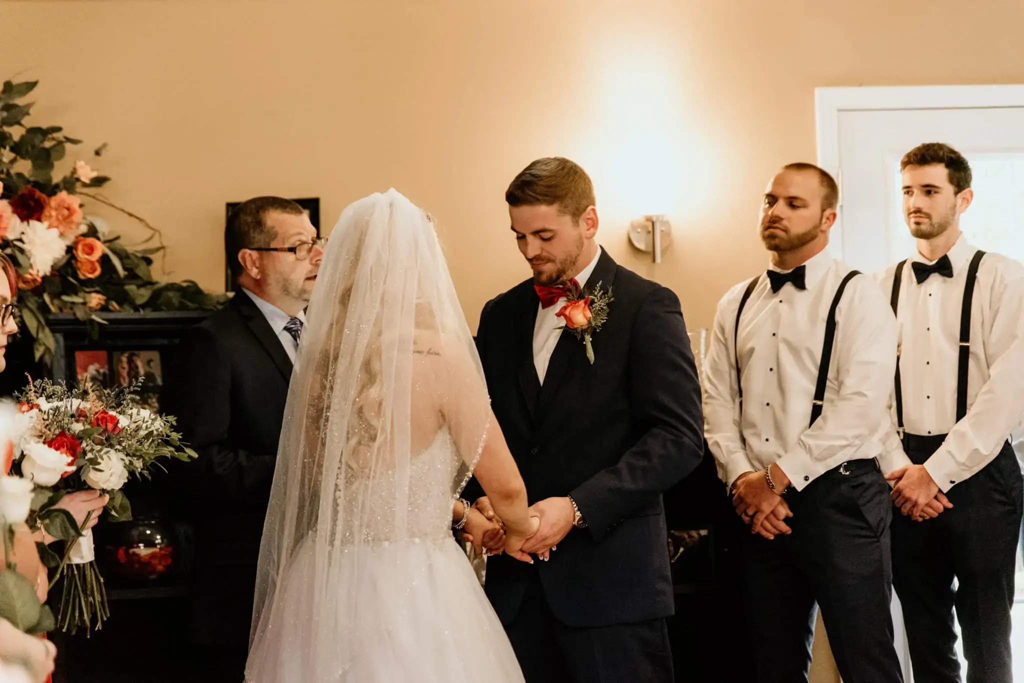 Wedding Ceremony at The Gathering Place at The Inn Event Center at Deer Creek Winery at Brooks Estate