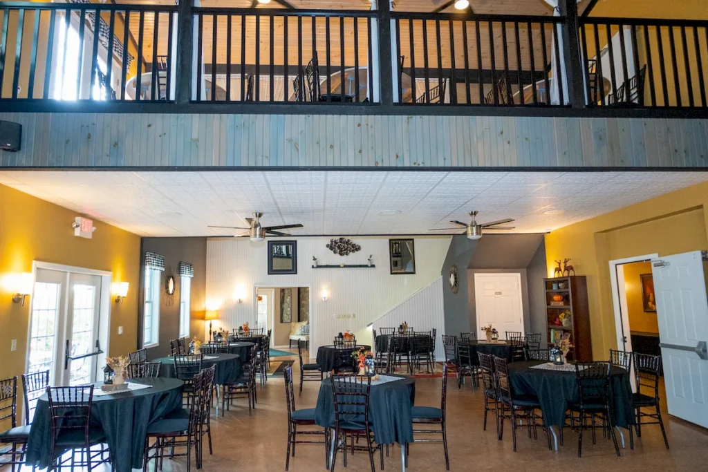 The Gathering Place & Upper Mezzanine at The Inn Event Center at Deer Creek Winery at Brooks Estate