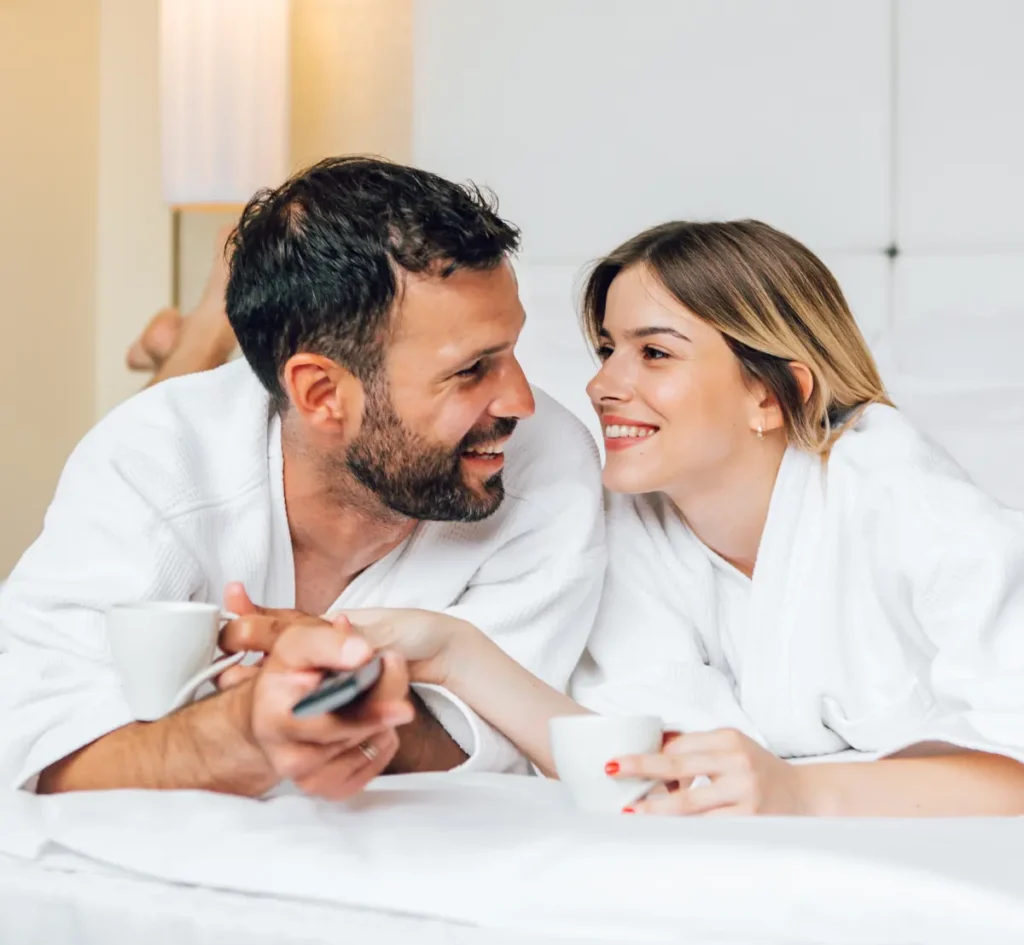 couple on honeymoon